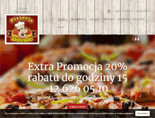 Tablet Screenshot of pizzeria-eldorado.com